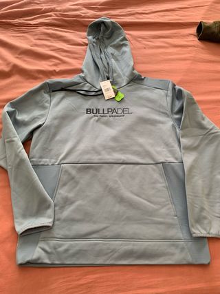 Sudadera Bullpadel Hombre Azul Talla L
