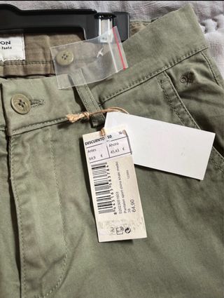 Pantalón Silbon Verde Oliva Nuevo Talla M