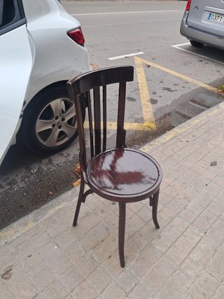 Silla tipo Tonetti madera