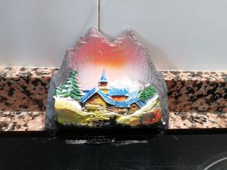 Cuadro Paisaje Montañoso Pizarra