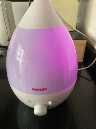 Humidificador Aposan Morado y Blanco