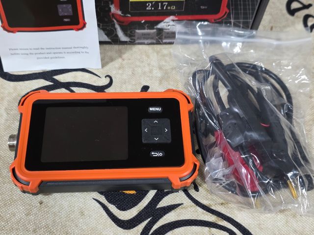 Medidor de resistencia naranja