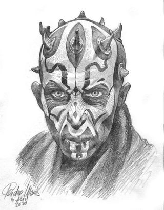 ISIDRE MONES DIBUJO ORIGINAL STAR WARS