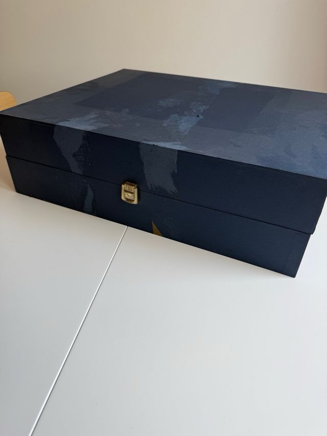 Juego de copas de cristal tallado nuevo sin usar