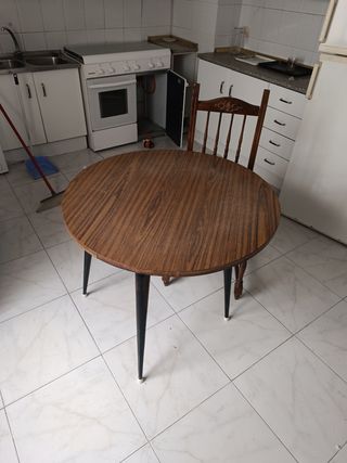 Mesa Camilla Madera y Metal