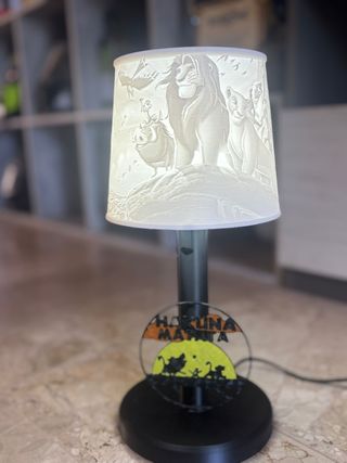 Lampada abat jour Il Re Leone