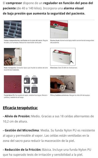 Colchón Antiescaras Apex Domus 2 Plus