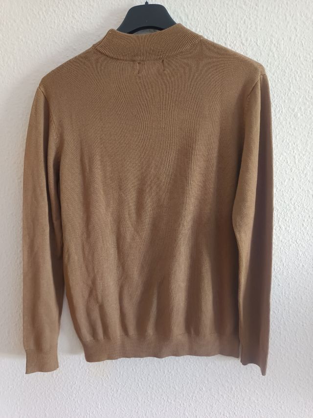 Jersey Pull&Bear Hombre Talla S Camel 