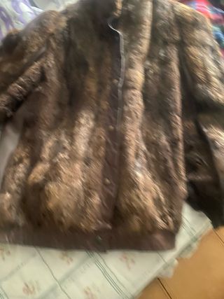 Chaqueta de mujer de piel sintética