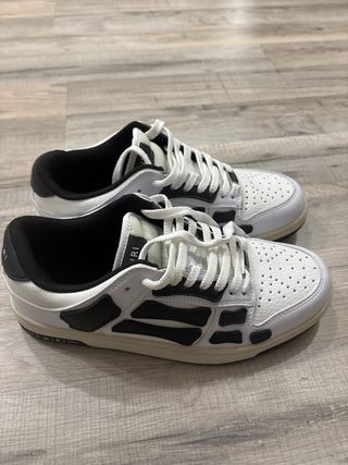 Zapatillas Amiri Skel Top Low Blancas y Negras