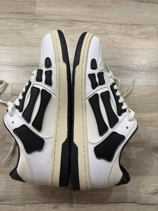 Zapatillas Amiri Skel Top Low Blancas y Negras