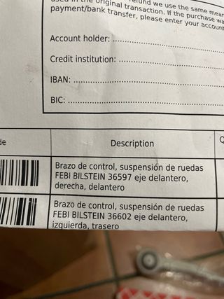 Brazos suspensión Audi A4 B8 Febi Bilstein