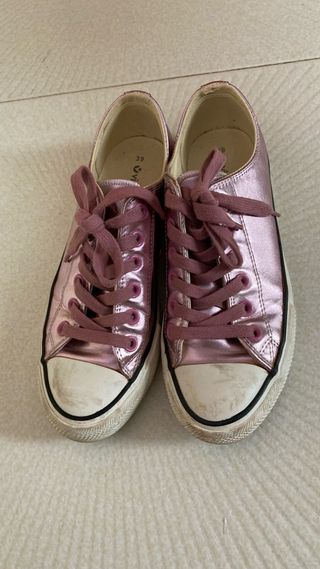 Zapatillas Victoria Rosa Metalizado Talla 39