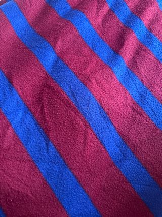 Manta FC Barcelona Fleece Azul/Granate