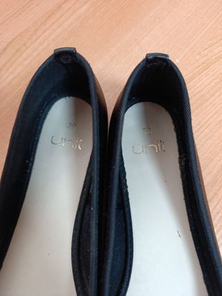 Bailarinas Unit Talla 39 Negras.