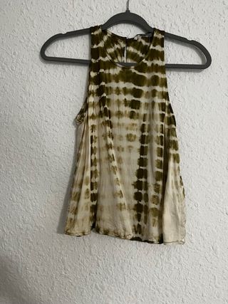 Top Stradivarius estampado tie-dye
