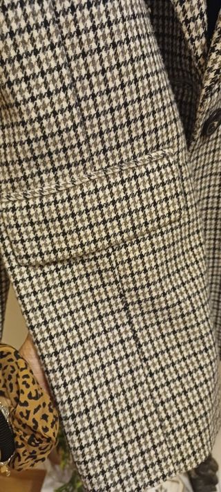 Blazer Brownie Cuadros Beige