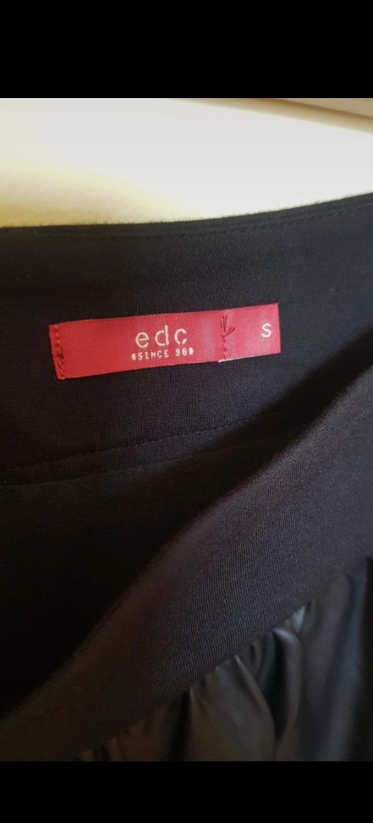 Minifalda EDC polipiel negra Talla S