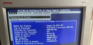 Ordenador Compaq V570 + Torre