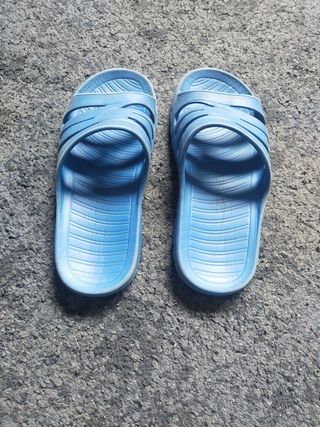 Chanclas azules cómodas Talla 36