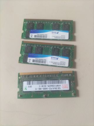 Memorias RAM Hynix 1GB + 2GB DDR2