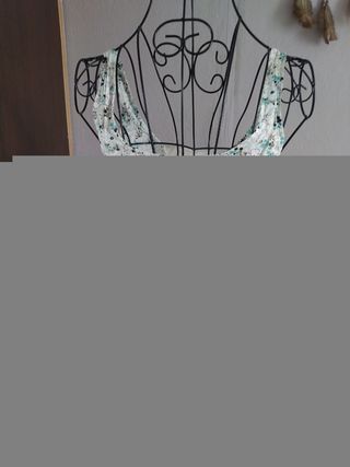 Blusa de algodón estampada