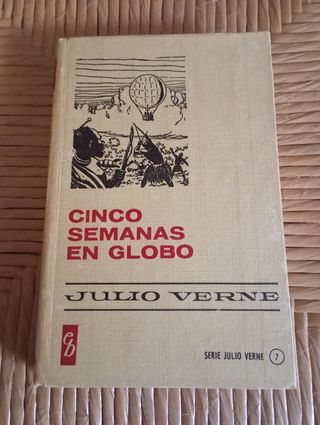 Libro: Cinco Semanas en Globo (Ed. Texto y comic).