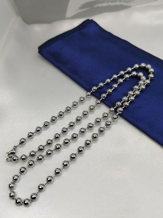 Collar de bolas de acero inoxidable