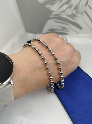 Collar de bolas de acero inoxidable