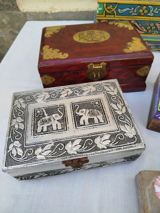 Lote de 5 Cajas Decorativas
