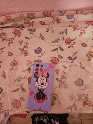 Fundas Samsung S23 Ultra Minnie Mouse y Transparen
