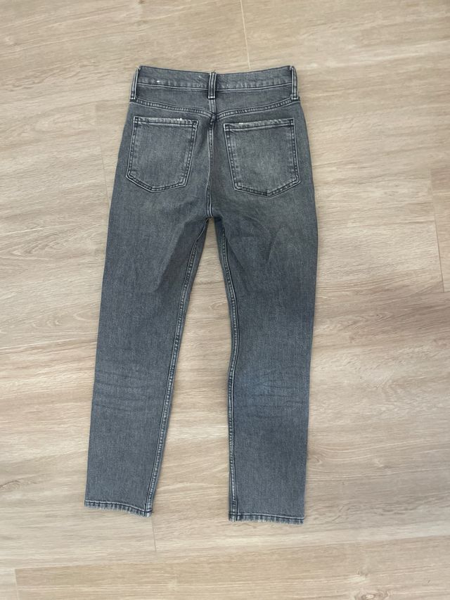 Pantalón vaquero gris Mango