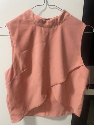 2 Tops Blanco y Rosa Talla M