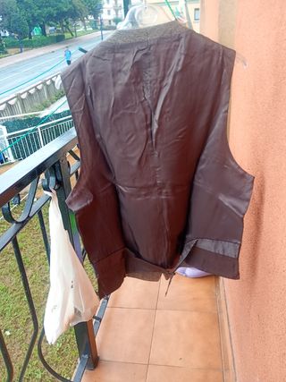 Chaleco Massimo Dutti Marrón Espiga