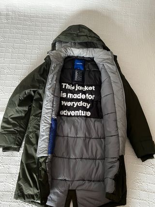 Parka Jack and Jones verde hombre
