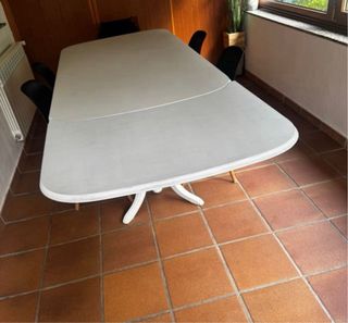 Mesa extensible blanca 180-300cm
