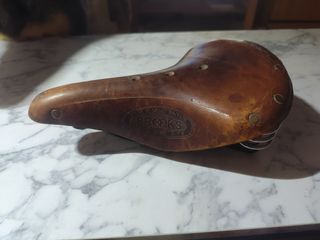 Sillín de cuero Brooks para bici