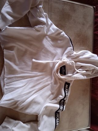 Sudadera Hollister Blanca