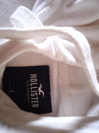 Sudadera Hollister Blanca