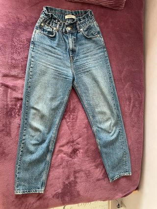 Pantalón vaquero Pull&Bear azul