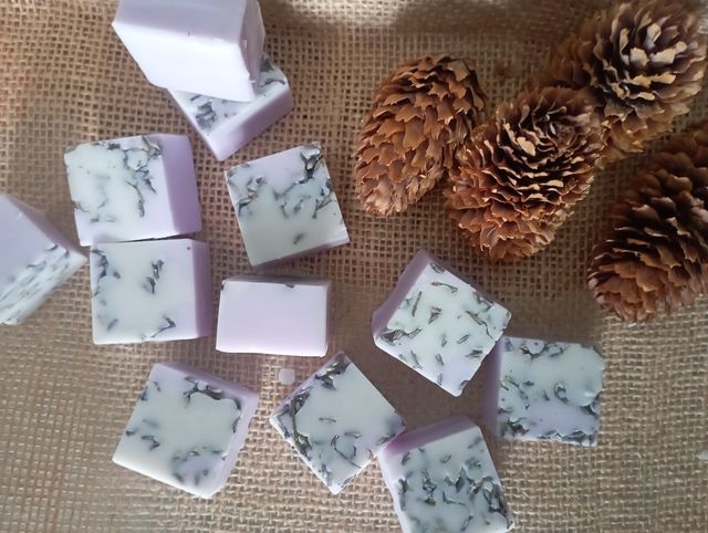 Cera fondente per bruciatore di lavanda e camomilla