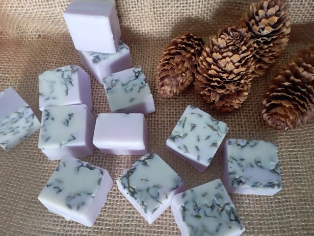 Cera fondente per bruciatore di lavanda e camomilla