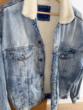 Chaqueta tejana forro borreguito Talla L