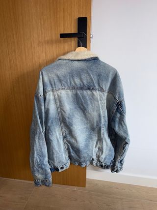 Chaqueta tejana forro borreguito Talla L