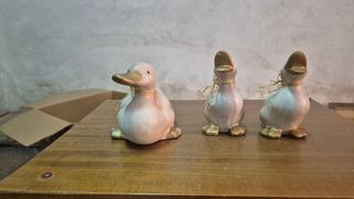 Soprammobili in ceramica a forma di anatra