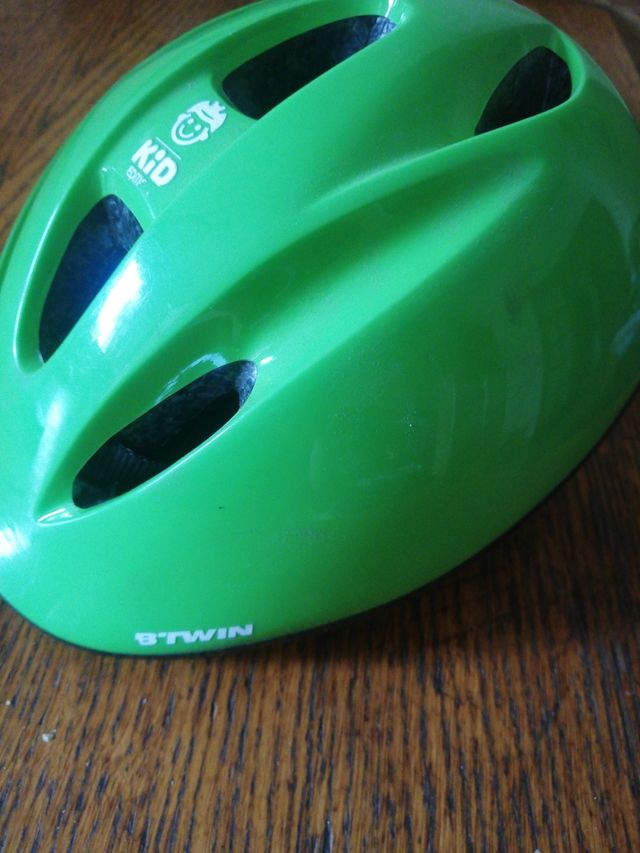 Casco Bicicleta Infantil 47-53 cm Verde