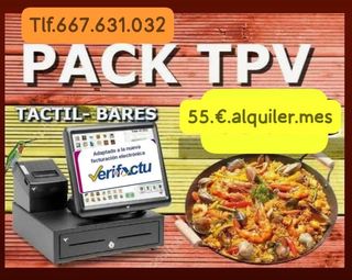 Alquiler TPV Táctil Profesional
