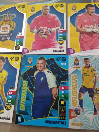 Adrenalyn Estampas Fútbol UD Las Palmas