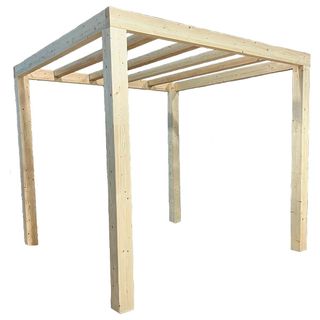 Pérgola madera laminada 3x3m