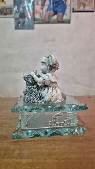 Scatolina bambina con orsacchiotto